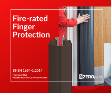 Zeroplus fire doors have finger protection